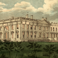 A view of the Presidents house in the city of Washington after the conflagration of the 24th August 1814